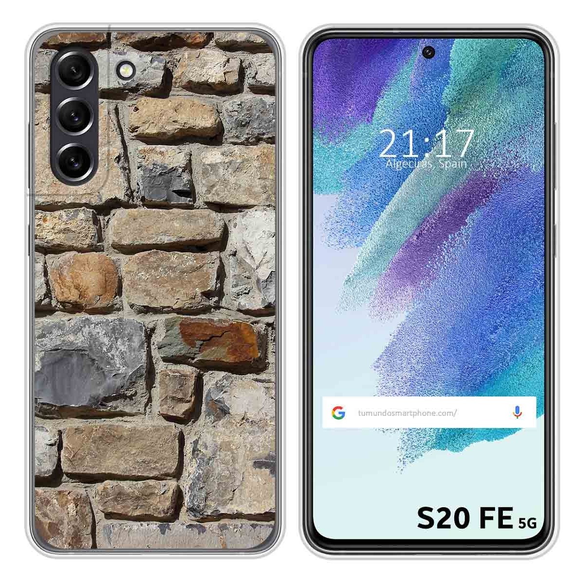 Funda Silicona para Samsung Galaxy S21 FE 5G diseño Ladrillo 03 Dibujos