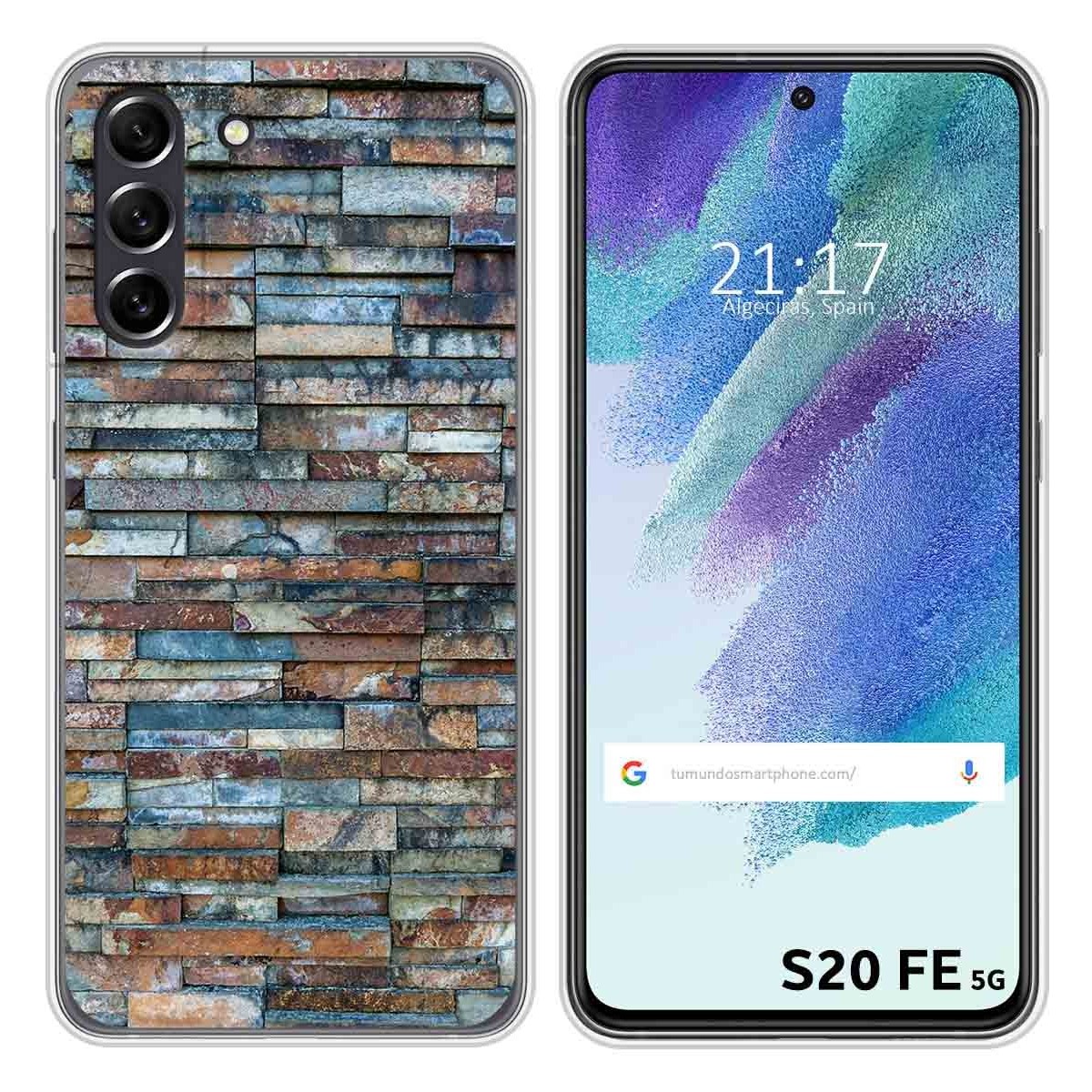Funda Silicona para Samsung Galaxy S21 FE 5G diseño Ladrillo 05 Dibujos