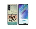 Funda Silicona para Samsung Galaxy S21 FE 5G diseño Madera 01 Dibujos