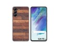 Funda Silicona para Samsung Galaxy S21 FE 5G diseño Madera 03 Dibujos