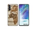 Funda Silicona para Samsung Galaxy S21 FE 5G diseño Madera 07 Dibujos