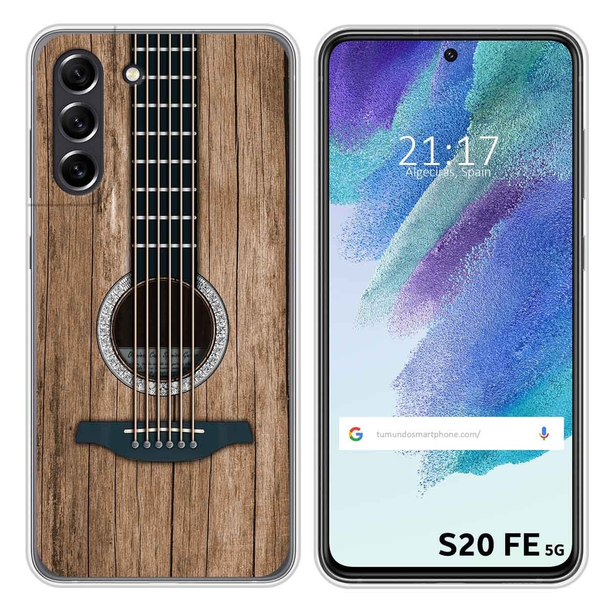 Funda Silicona para Samsung Galaxy S21 FE 5G diseño Madera 11 Dibujos
