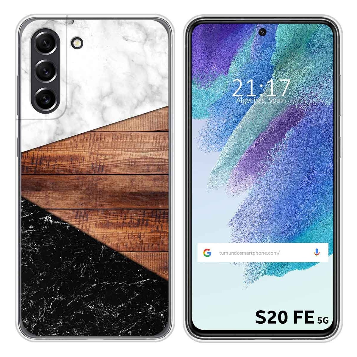 Funda Silicona para Samsung Galaxy S21 FE 5G diseño Mármol 11 Dibujos