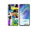 Funda Silicona para Samsung Galaxy S21 FE 5G diseño Comic Dibujos