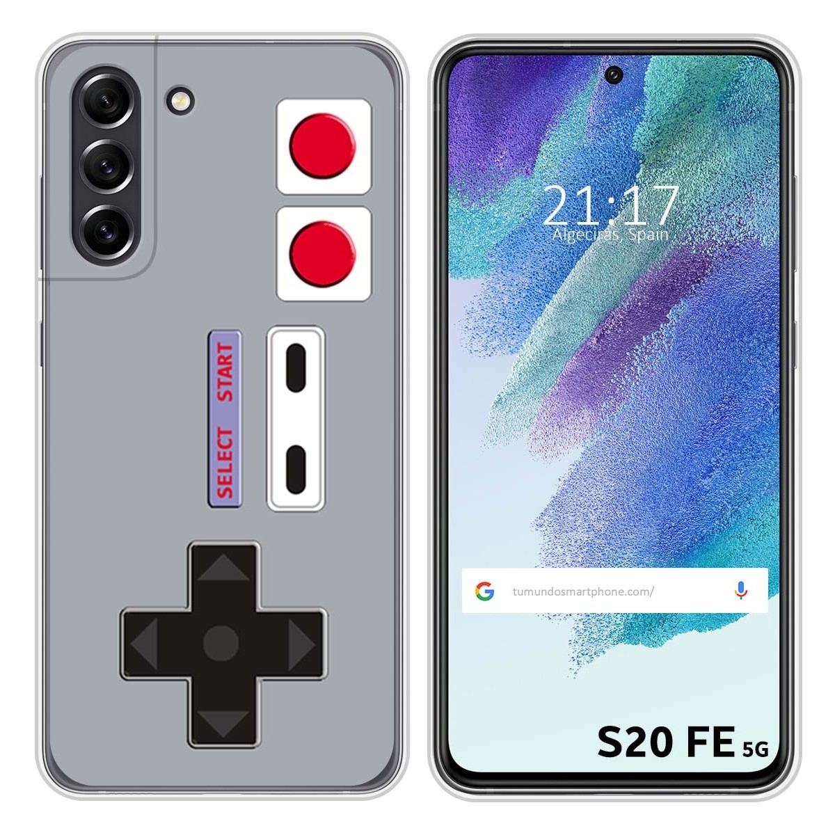 Funda Silicona para Samsung Galaxy S21 FE 5G diseño Consola Dibujos