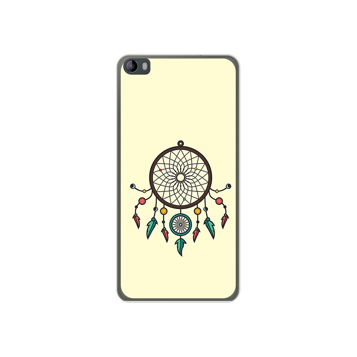 Funda Gel Tpu para Hisense L695 Diseño Atrapasueños Dibujos