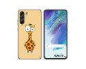 Funda Silicona para Samsung Galaxy S21 FE 5G diseño Jirafa Dibujos