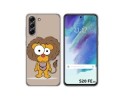 Funda Silicona para Samsung Galaxy S21 FE 5G diseño Leon Dibujos
