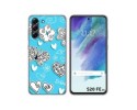 Funda Silicona para Samsung Galaxy S21 FE 5G diseño Mariposas Dibujos
