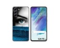 Funda Silicona para Samsung Galaxy S21 FE 5G diseño Ojo Dibujos