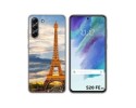 Funda Silicona para Samsung Galaxy S21 FE 5G diseño Paris Dibujos