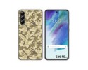 Funda Silicona para Samsung Galaxy S21 FE 5G diseño Sand Camuflaje Dibujos