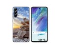 Funda Silicona para Samsung Galaxy S21 FE 5G diseño Sunset Dibujos
