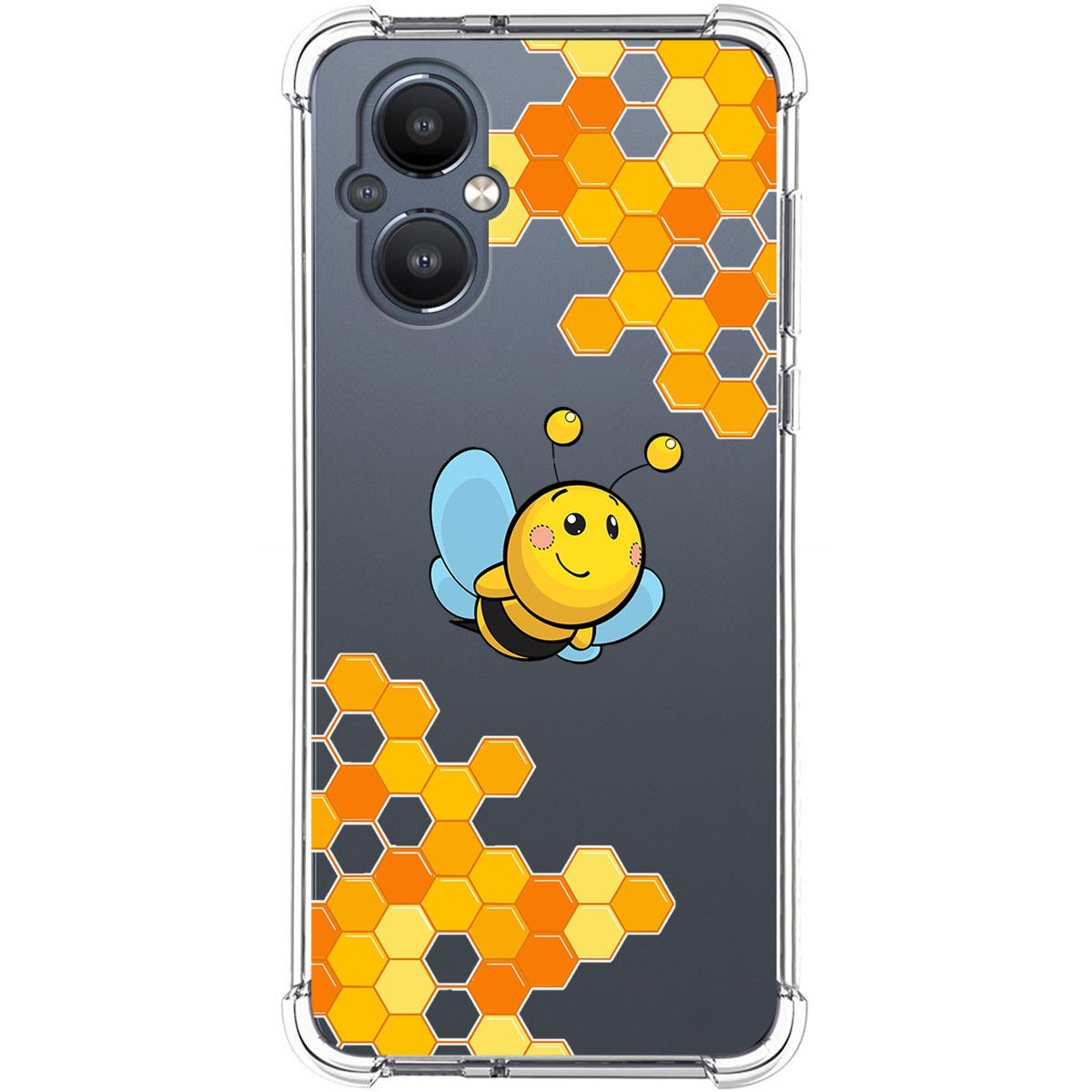 Funda Silicona Antigolpes para OnePlus Nord N20 5G diseño Abeja Dibujos