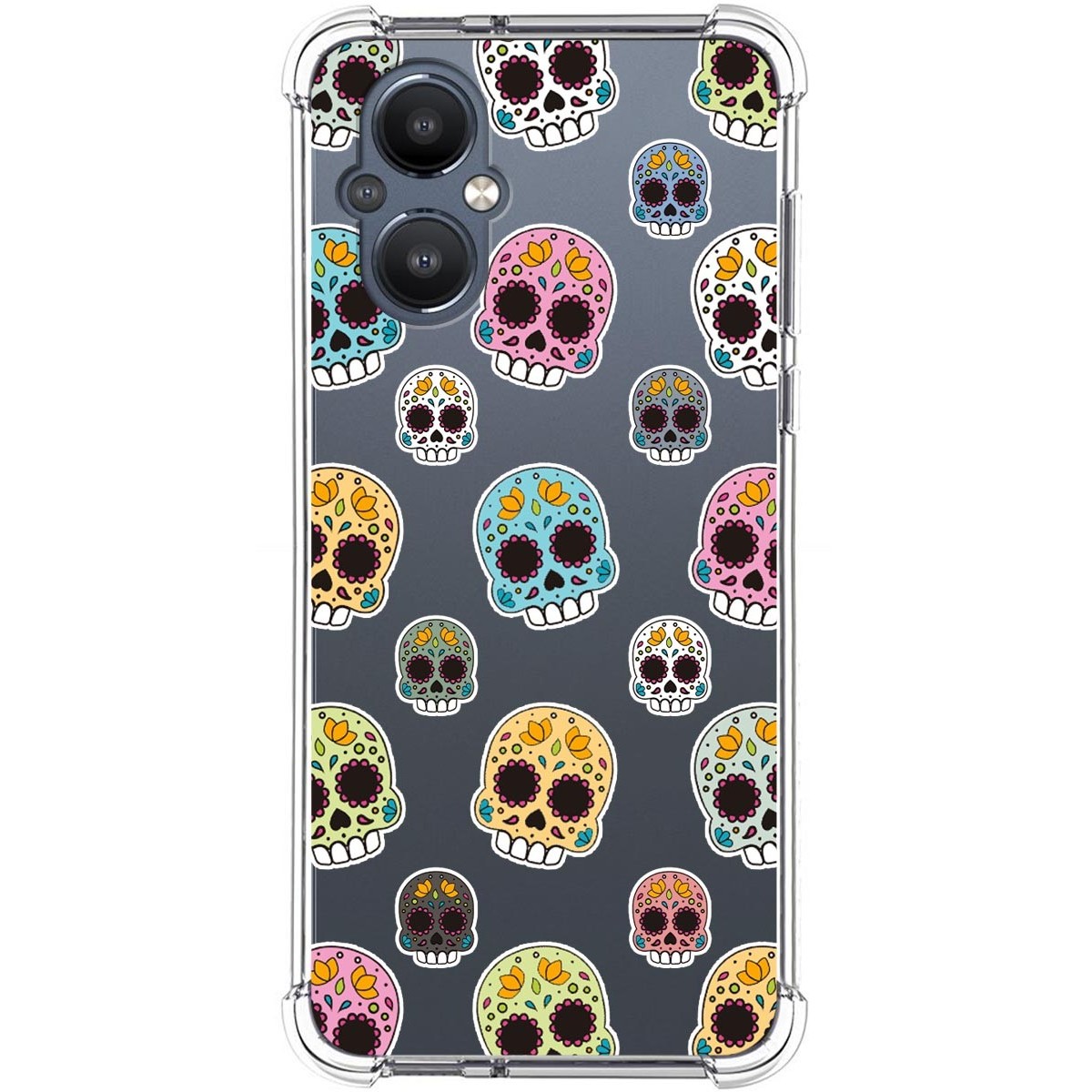 Funda Silicona Antigolpes para OnePlus Nord N20 5G diseño Catrina Dibujos