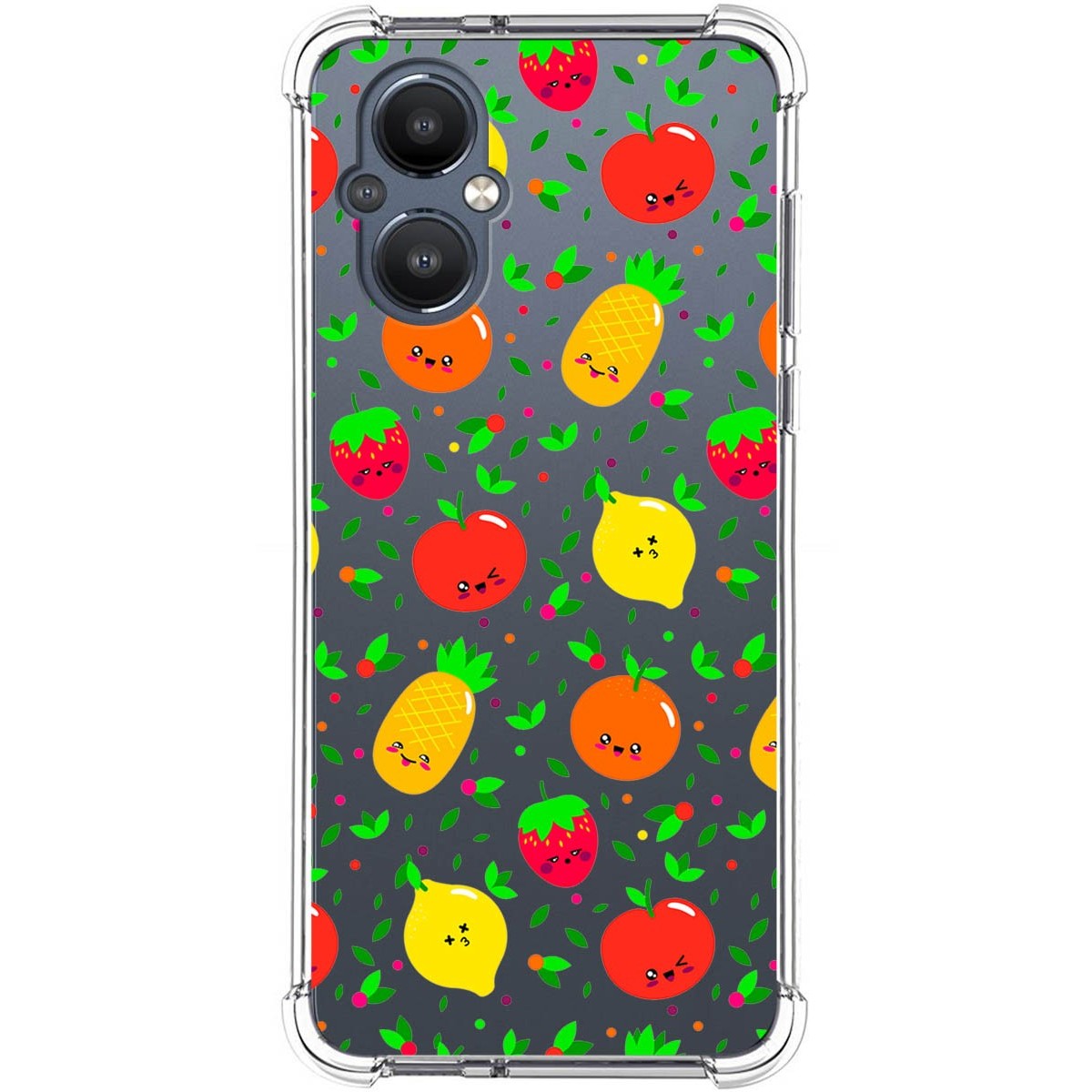 Funda Silicona Antigolpes para OnePlus Nord N20 5G diseño Frutas 01 Dibujos