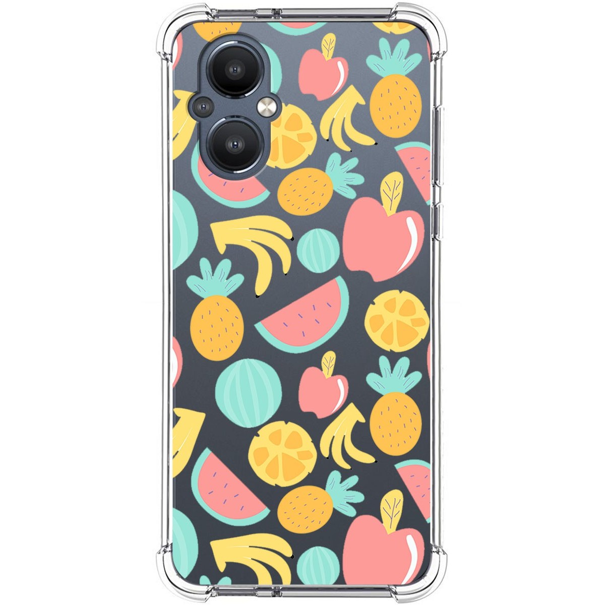 Funda Silicona Antigolpes para OnePlus Nord N20 5G diseño Frutas 02 Dibujos