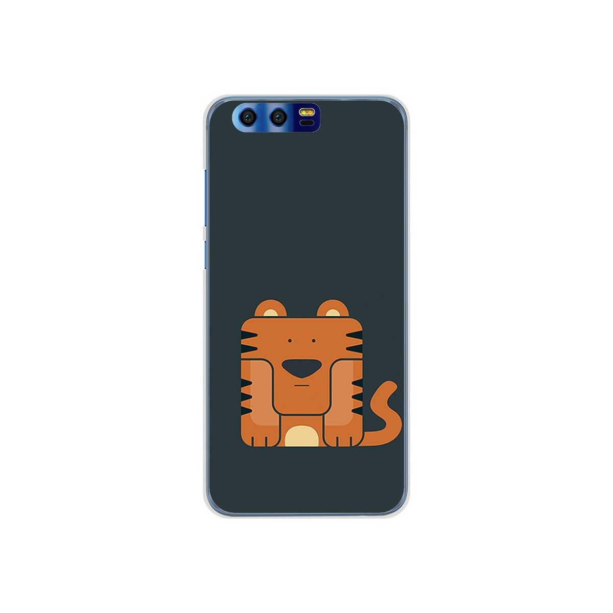 Funda Gel Tpu para Huawei Honor 9 Diseño Tigre Dibujos