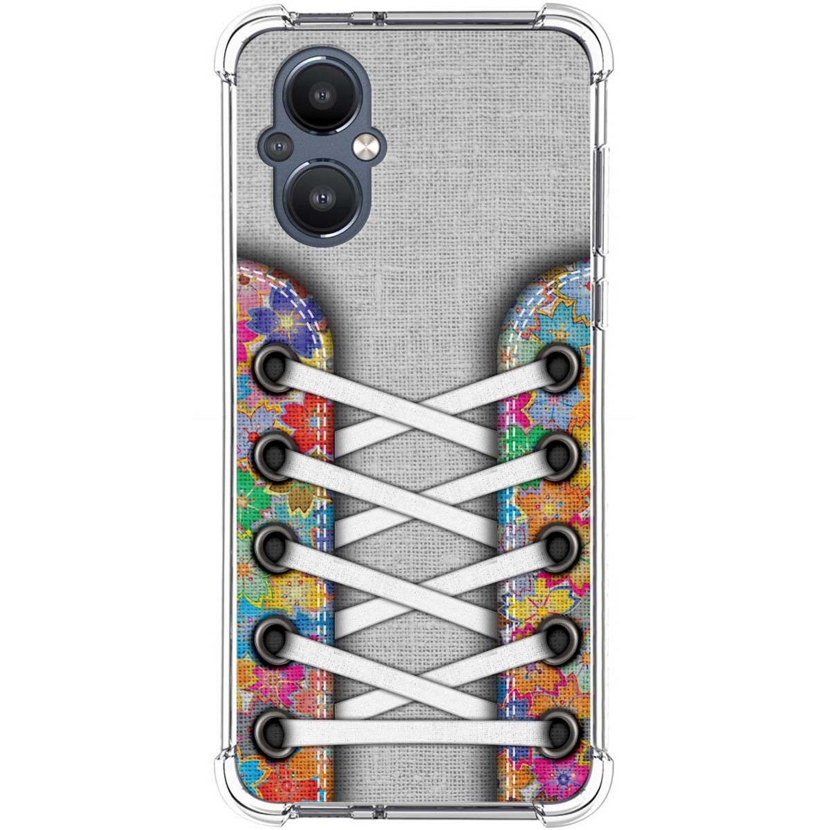 Funda Silicona Antigolpes para OnePlus Nord N20 5G diseño Zapatillas 04 Dibujos