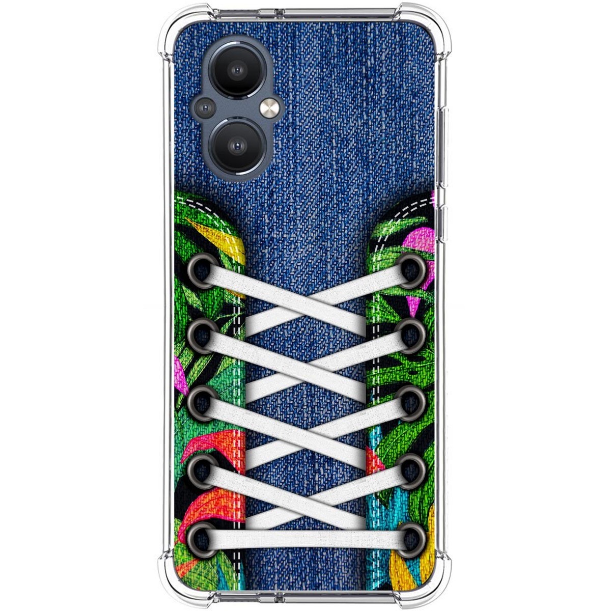 Funda Silicona Antigolpes para OnePlus Nord N20 5G diseño Zapatillas 13 Dibujos