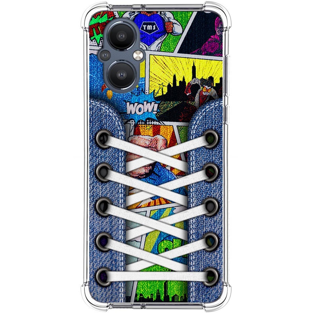 Funda Silicona Antigolpes para OnePlus Nord N20 5G diseño Zapatillas 14 Dibujos