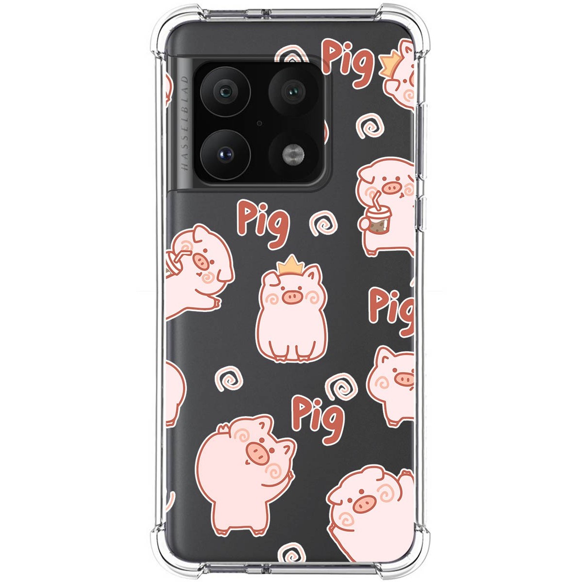 Funda Silicona Antigolpes para OnePlus 10 Pro 5G diseño Cerdos Dibujos