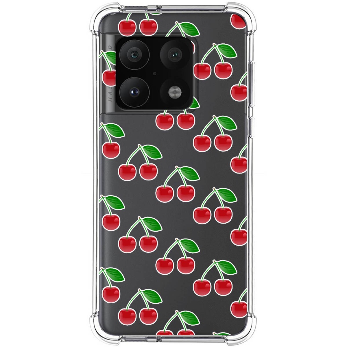 Funda Silicona Antigolpes para OnePlus 10 Pro 5G diseño Cerezas Dibujos