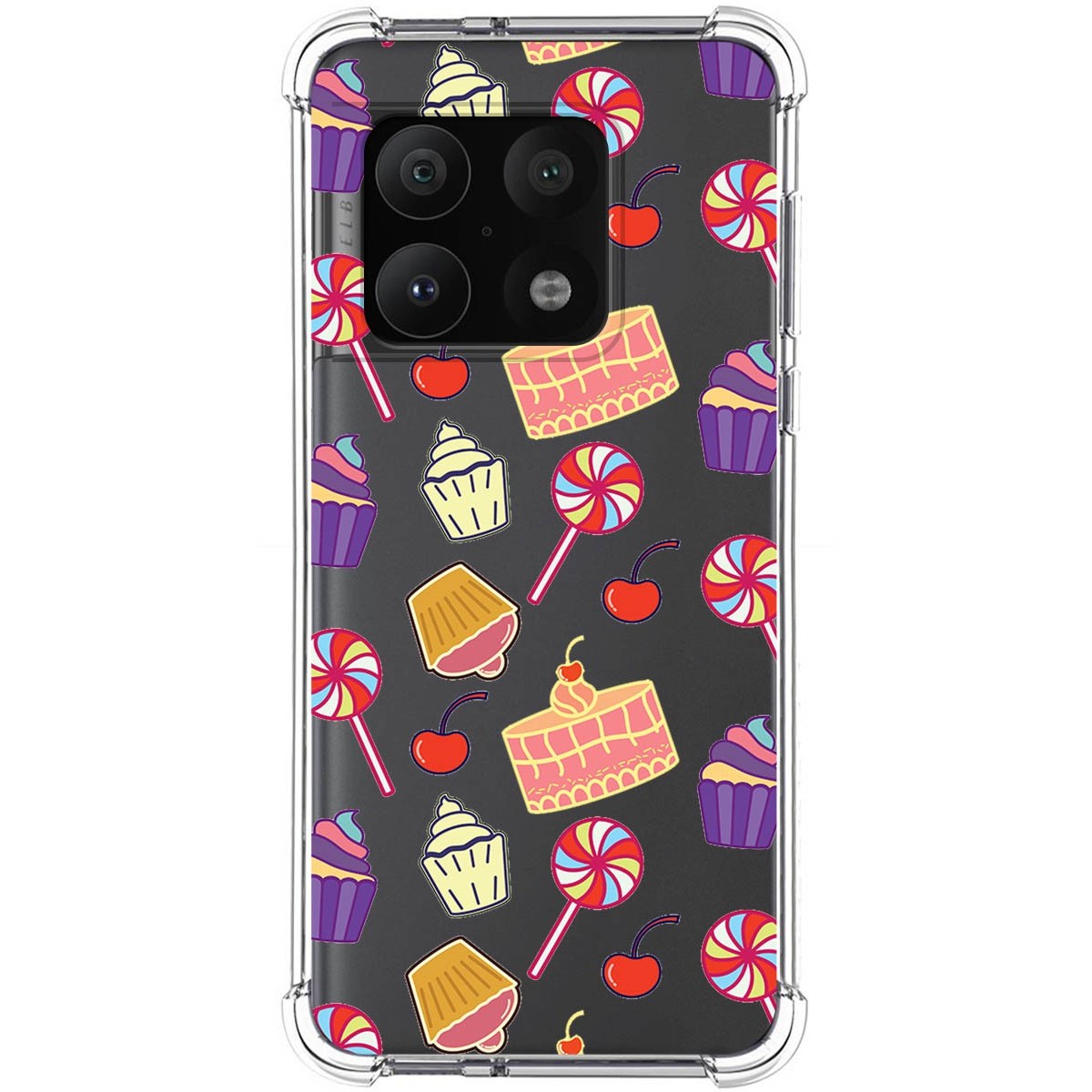 Funda Silicona Antigolpes para OnePlus 10 Pro 5G diseño Dulces 01 Dibujos