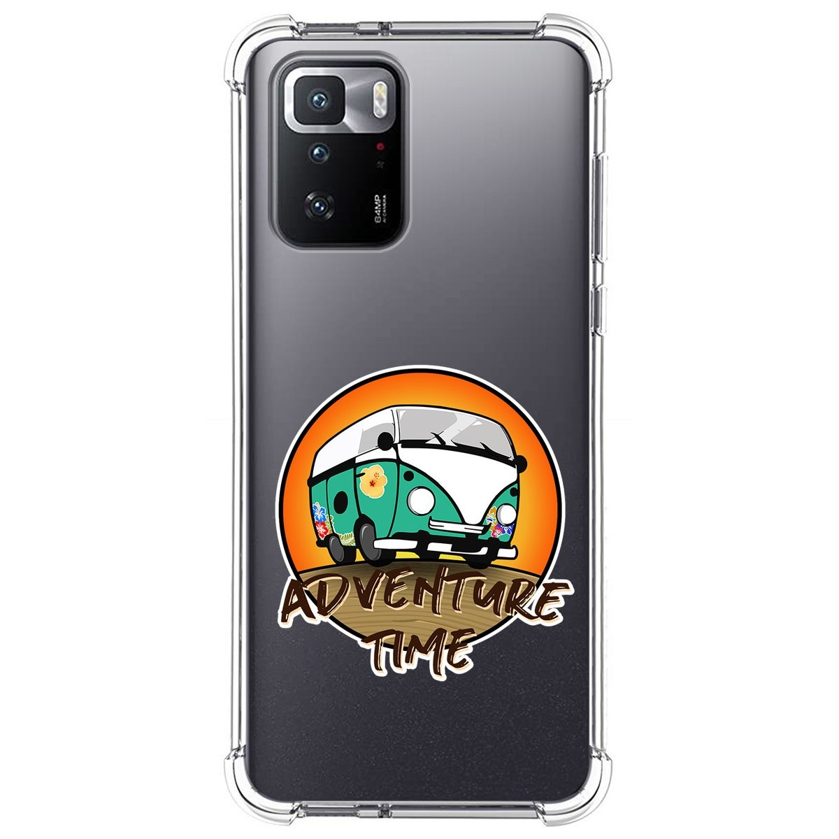 Funda Silicona Antigolpes para Xiaomi POCO X3 GT 5G diseño Adventure Time Dibujos