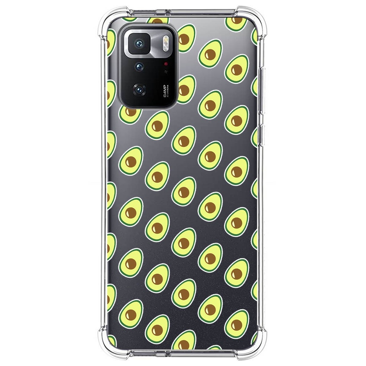Funda Silicona Antigolpes para Xiaomi POCO X3 GT 5G diseño Aguacate Dibujos