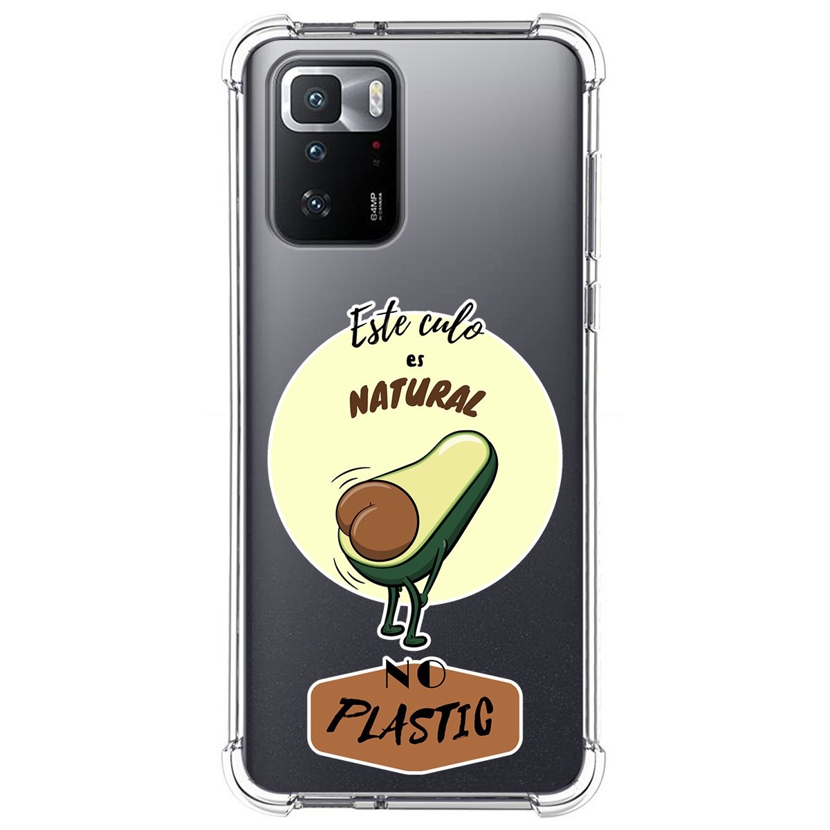 Funda Silicona Antigolpes para Xiaomi POCO X3 GT 5G diseño Culo Natural Dibujos