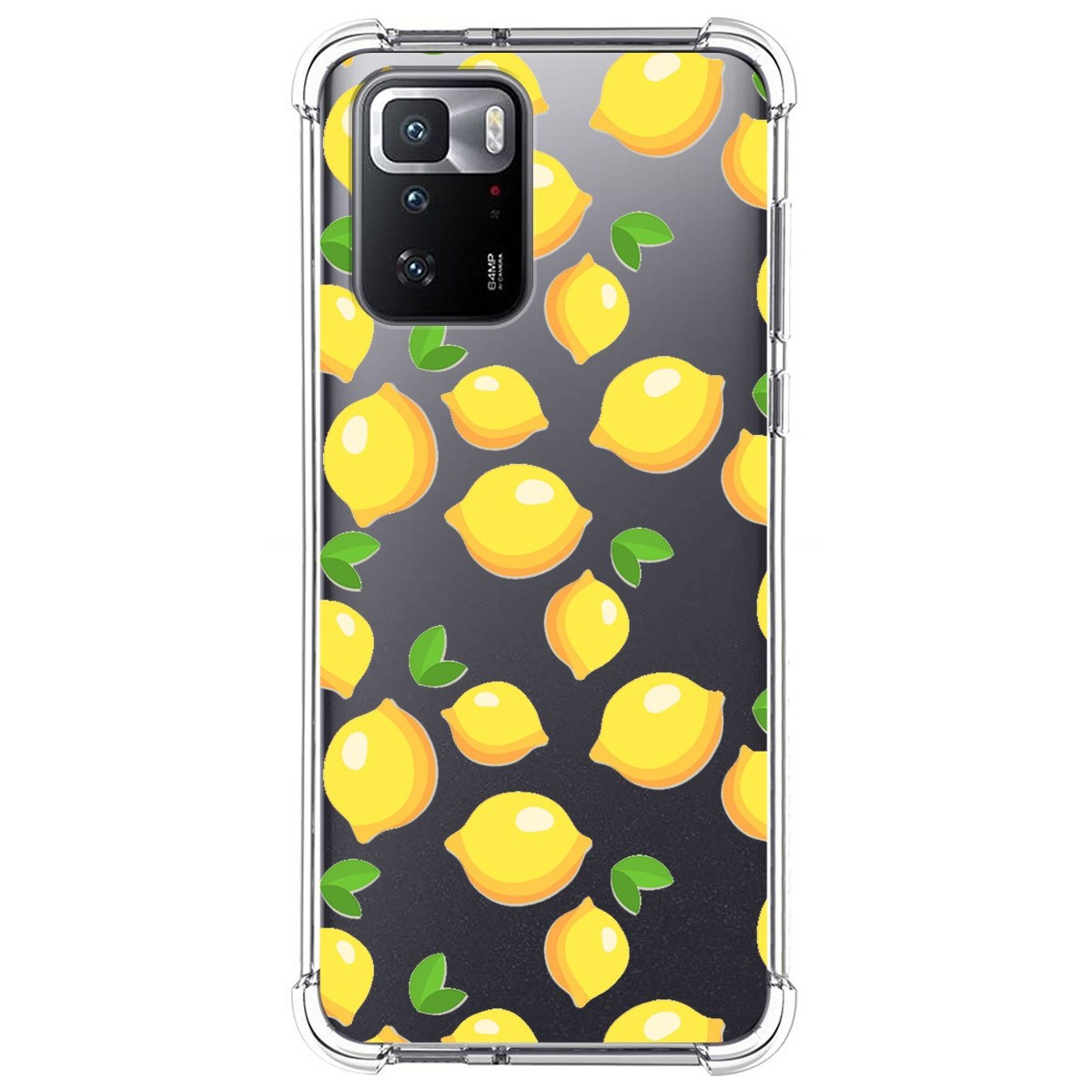 Funda Silicona Antigolpes para Xiaomi POCO X3 GT 5G diseño Limones Dibujos