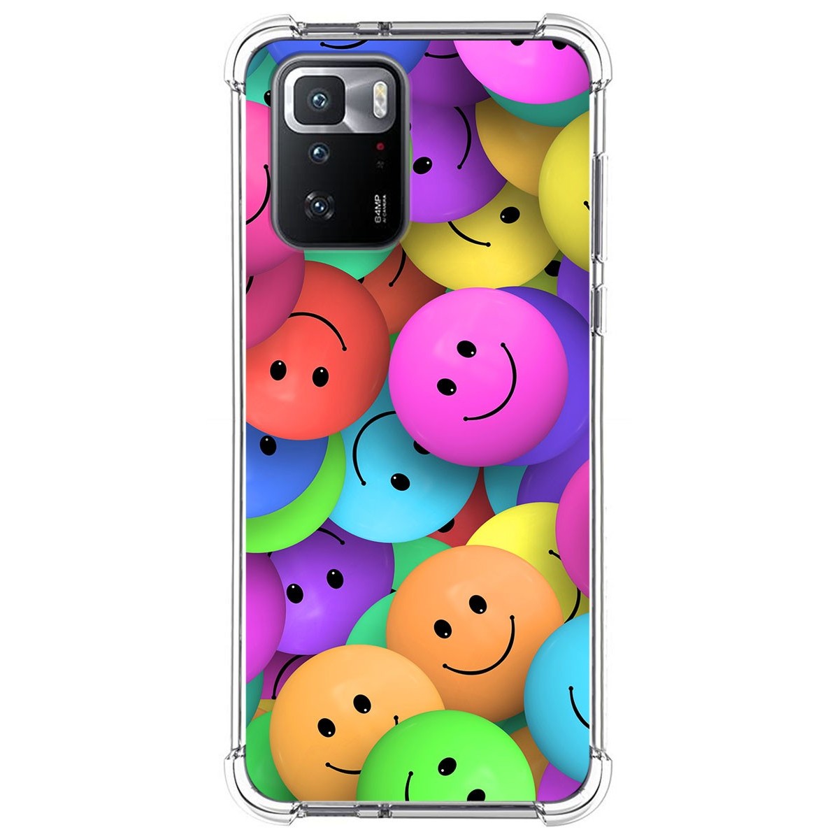 Funda Silicona Antigolpes para Xiaomi POCO X3 GT 5G diseño Smile Dibujos