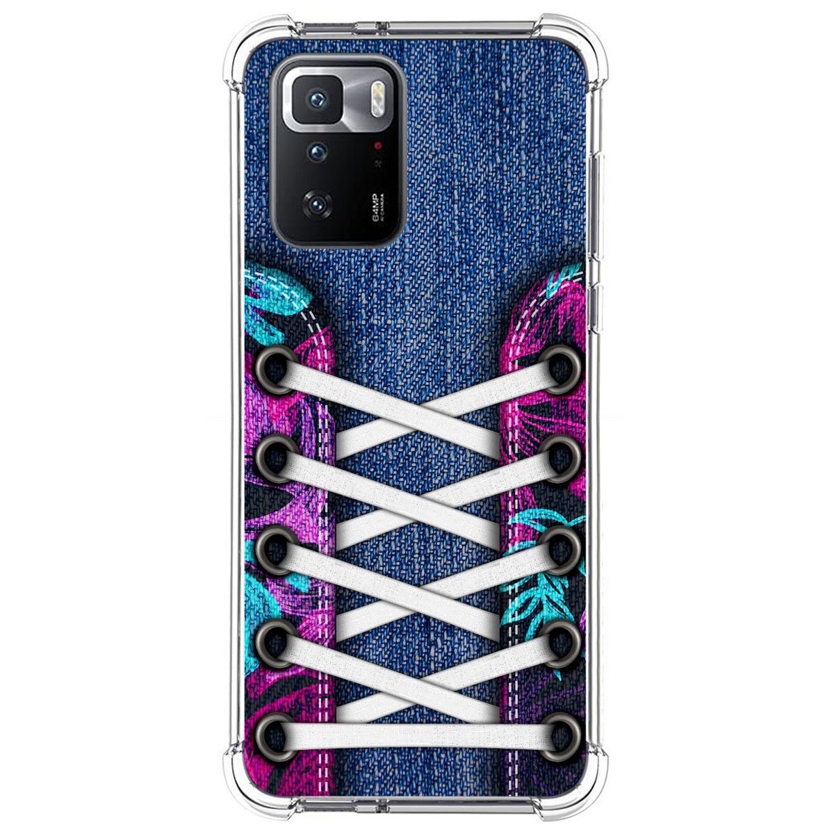 Funda Silicona Antigolpes para Xiaomi POCO X3 GT 5G diseño Zapatillas 06 Dibujos