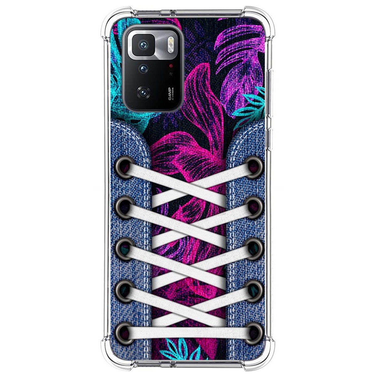 Funda Silicona Antigolpes para Xiaomi POCO X3 GT 5G diseño Zapatillas 07 Dibujos