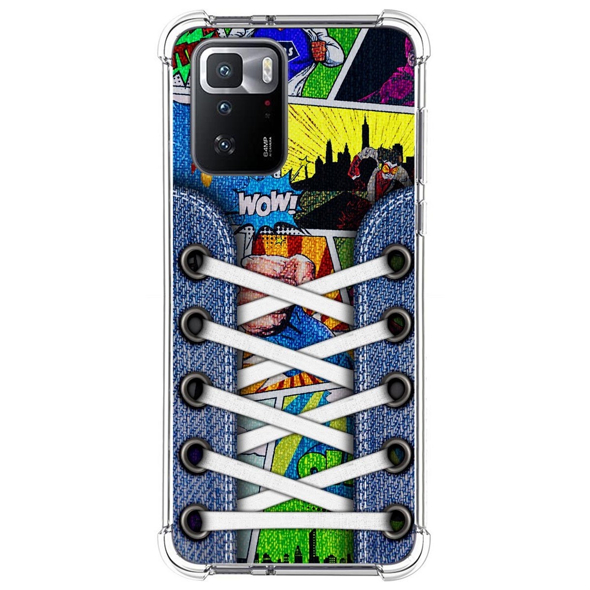 Funda Silicona Antigolpes para Xiaomi POCO X3 GT 5G diseño Zapatillas 14 Dibujos