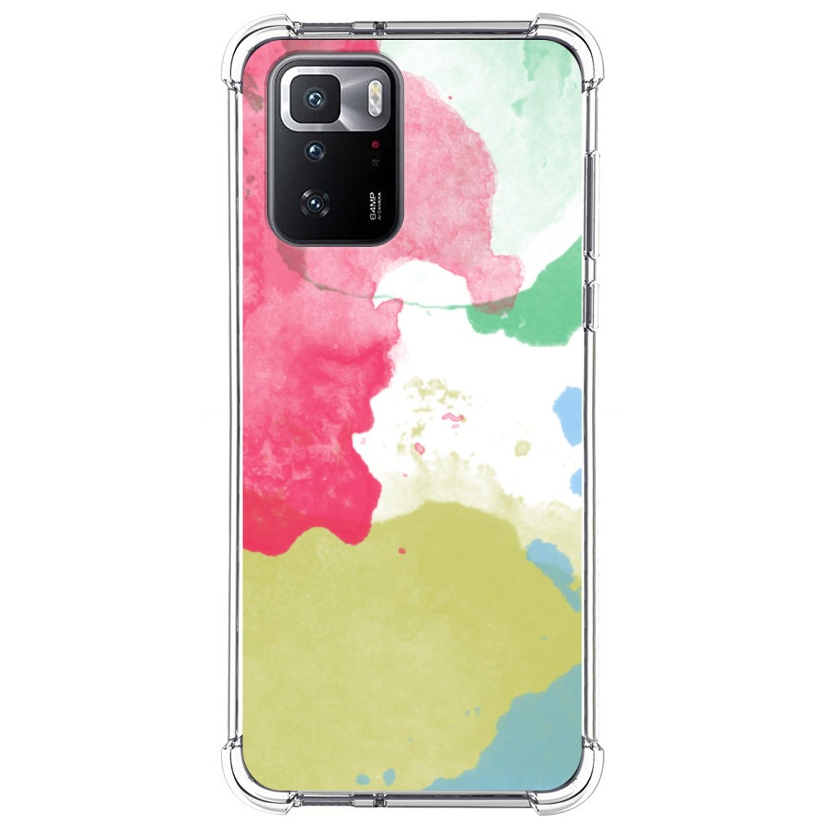 Funda Silicona Antigolpes para Xiaomi POCO X3 GT 5G diseño Acuarela 02 Dibujos