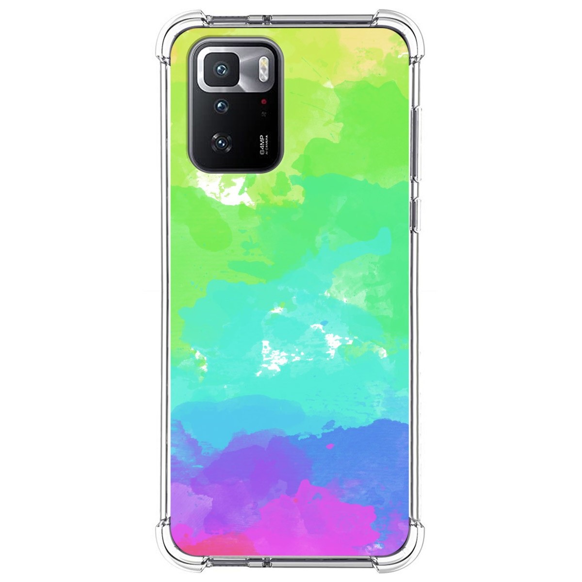 Funda Silicona Antigolpes para Xiaomi POCO X3 GT 5G diseño Acuarela 03 Dibujos