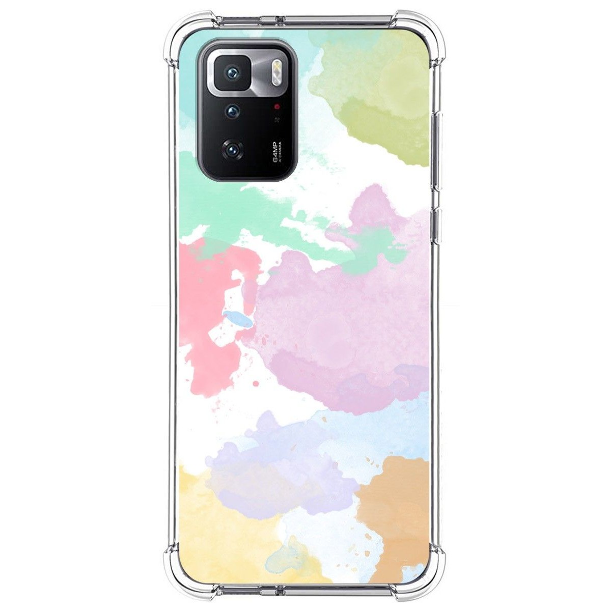 Funda Silicona Antigolpes para Xiaomi POCO X3 GT 5G diseño Acuarela 11 Dibujos