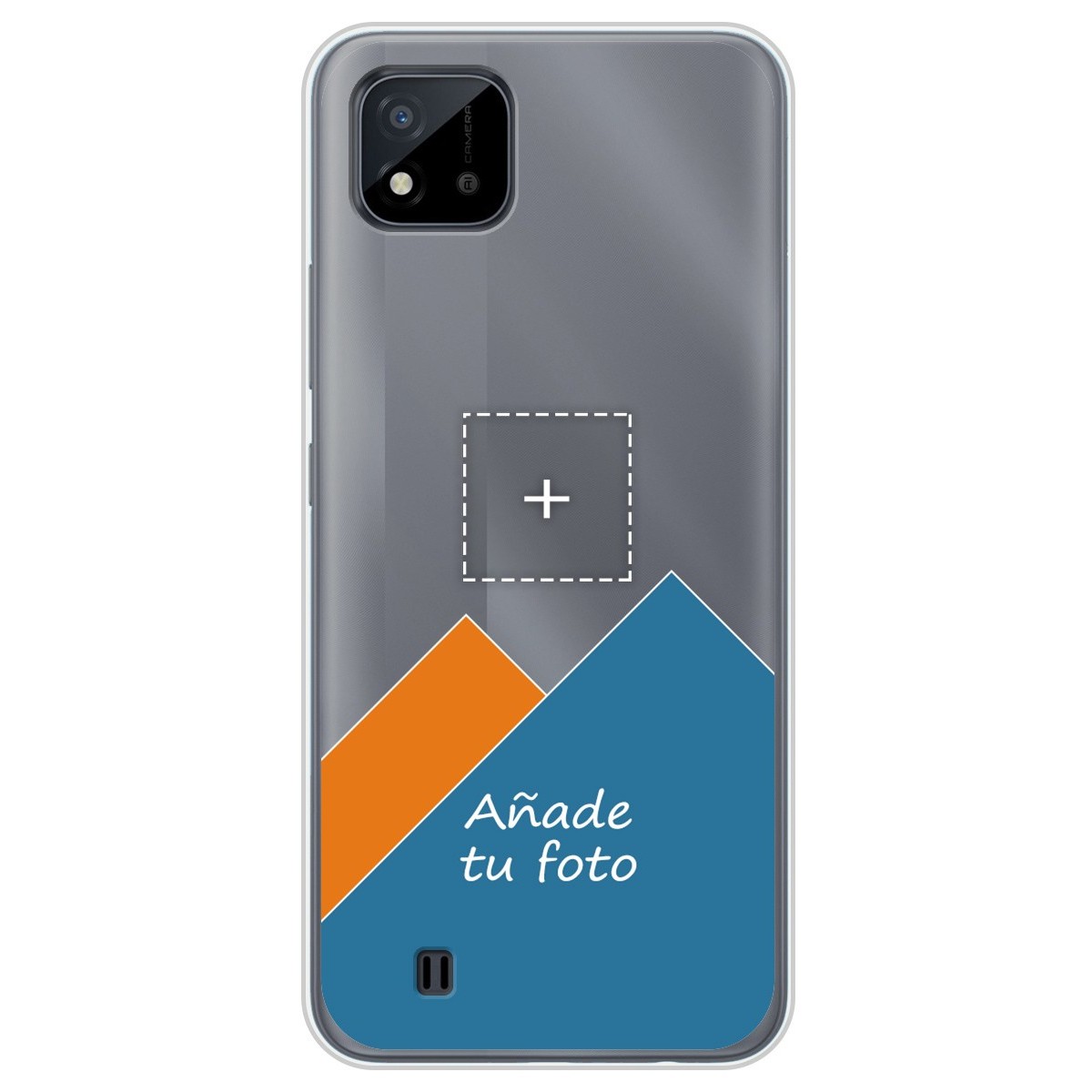 Personaliza tu Funda Silicona Gel Tpu Transparente con tu Fotografia para Realme C11 2021 Dibujo Personalizada