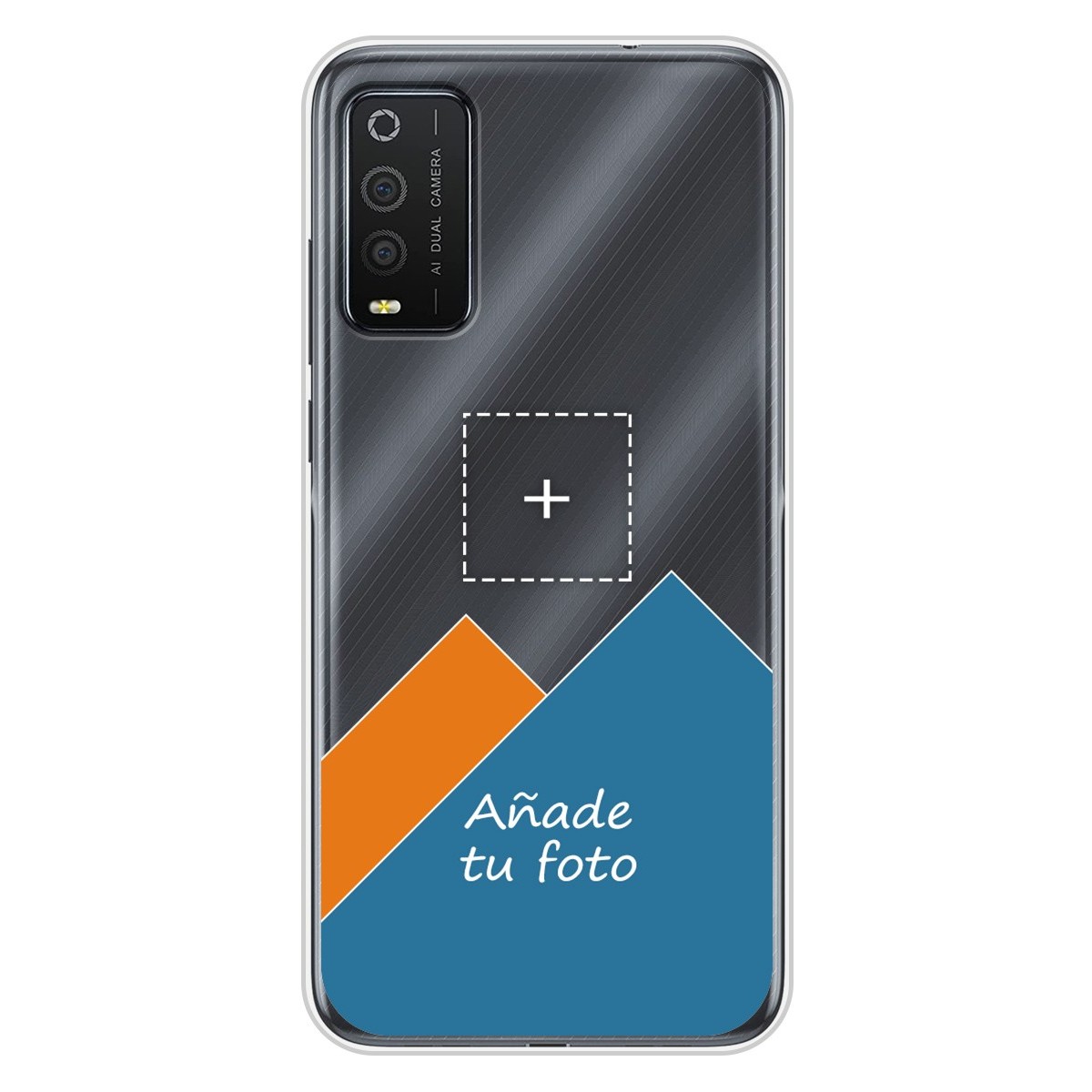 Personaliza tu Funda Silicona Gel Tpu Transparente con tu Fotografia para TCL 205 Dibujo Personalizada