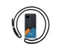 Personaliza tu Funda Colgante Transparente para Realme C21Y / C25Y con Cordon Negro Dibujo Personalizada