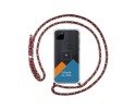 Personaliza tu Funda Colgante Transparente para Realme C21Y / C25Y con Cordon Rosa / Dorado Dibujo Personalizada