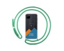 Personaliza tu Funda Colgante Transparente para Realme C21Y / C25Y con Cordon Verde Agua Dibujo Personalizada