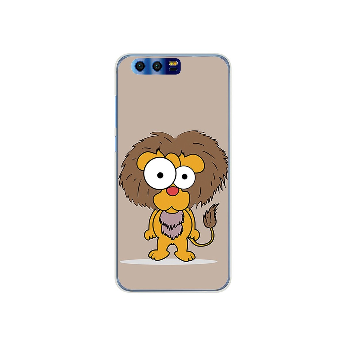 Funda Gel Tpu para Huawei Honor 9 Diseño Leon Dibujos