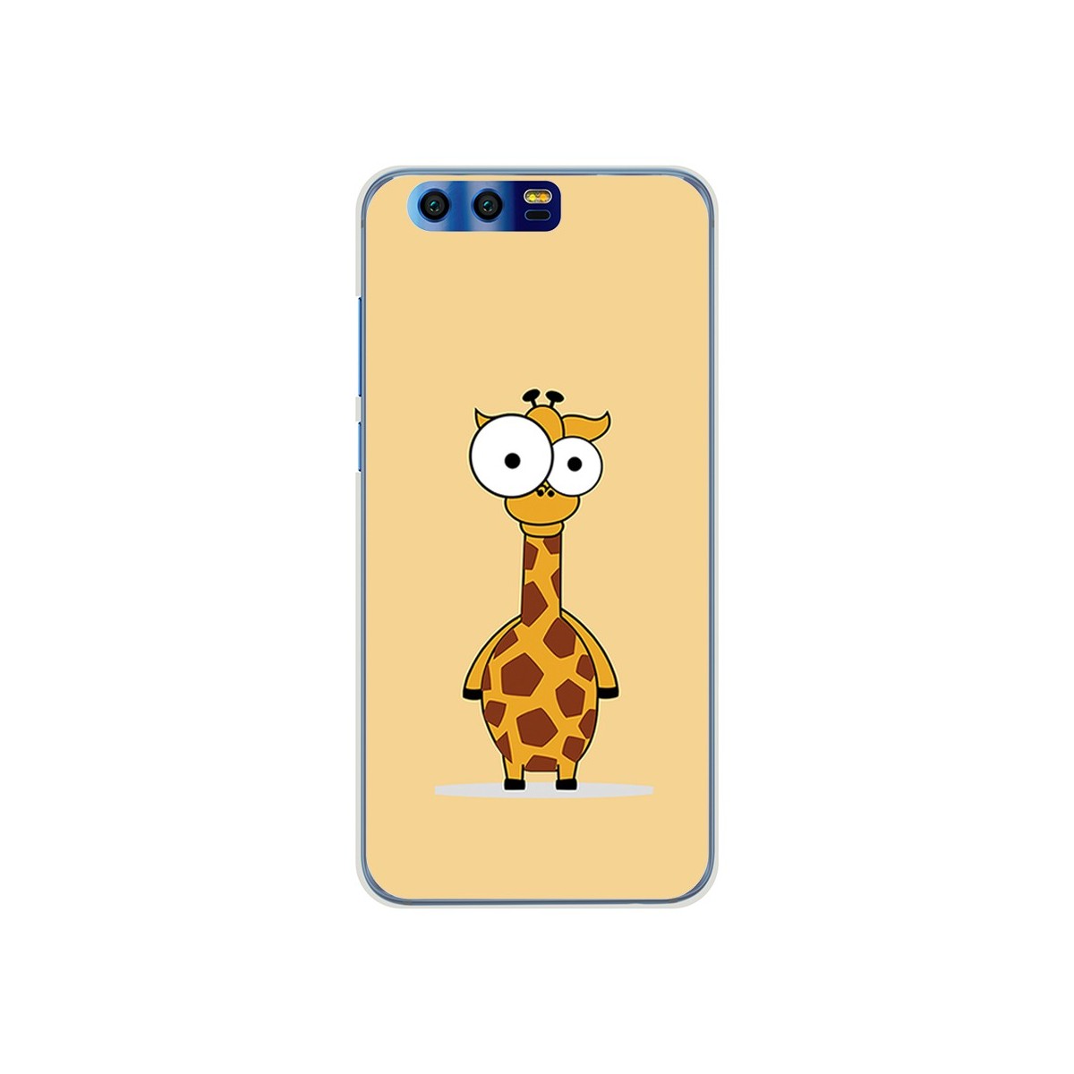 Funda Gel Tpu para Huawei Honor 9 Diseño Jirafa Dibujos