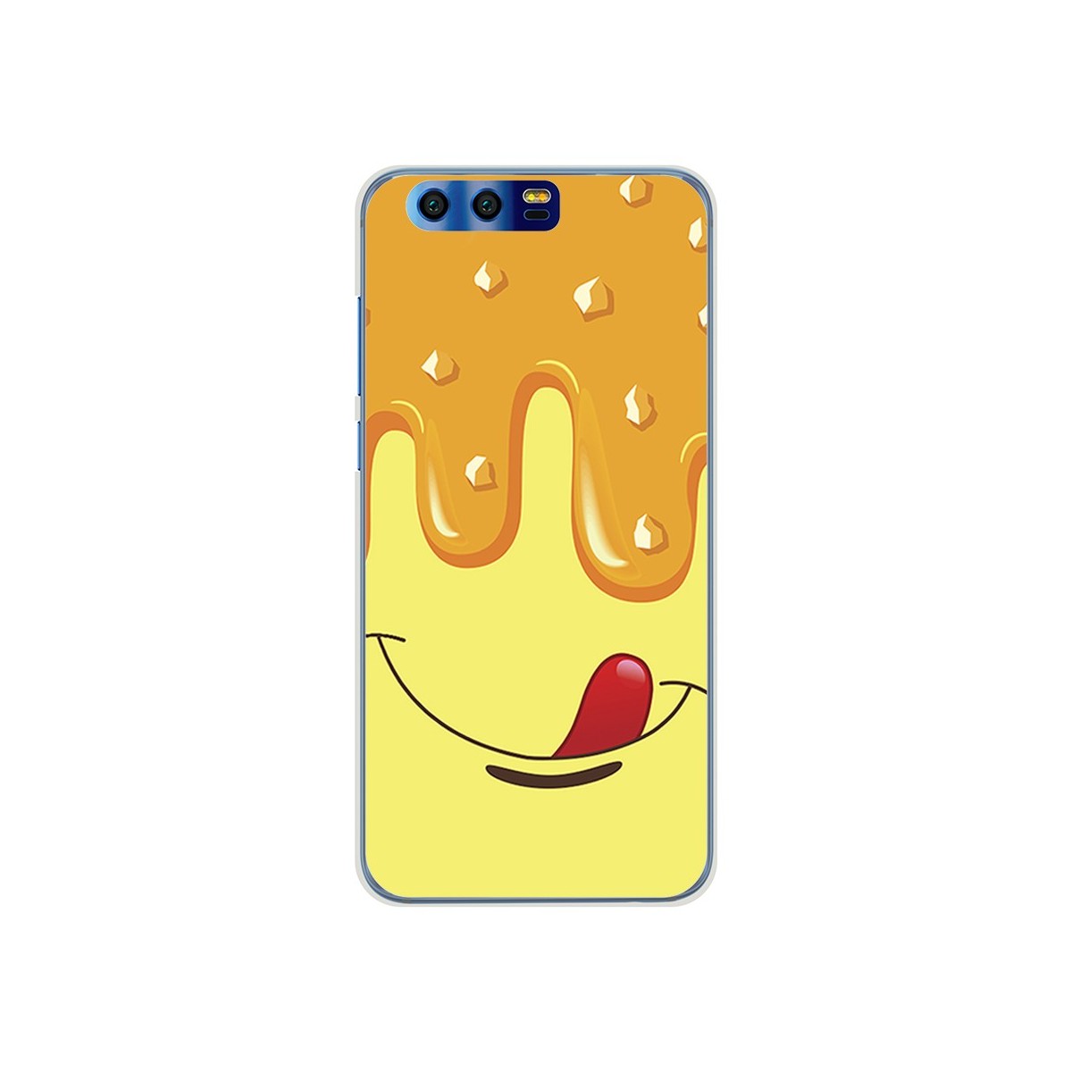 Funda Gel Tpu para Huawei Honor 9 Diseño Helado Vainilla Dibujos