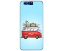 Funda Gel Tpu para Huawei Honor 9 Diseño Furgoneta Dibujos