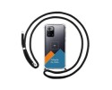 Personaliza tu Funda Colgante Transparente para Xiaomi POCO X3 GT 5G con Cordon Negro Dibujo Personalizada