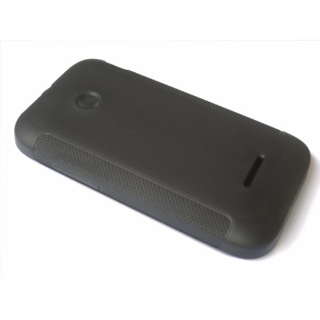 Funda Gel Tpu Huawei Ascend Y210 Color Negra Mate